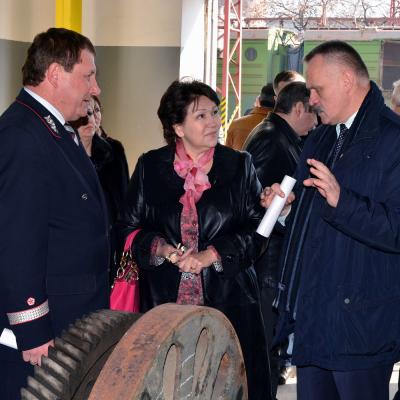 В сопровождении генерального директора ЗАО 'ЮКЖД' Сергея Валько гости посетили подразделение дежурного по депо