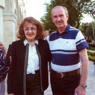 Нара Шлепчян и Артем Мхитарян