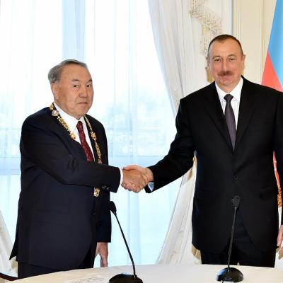 Назарбаев и Алиев