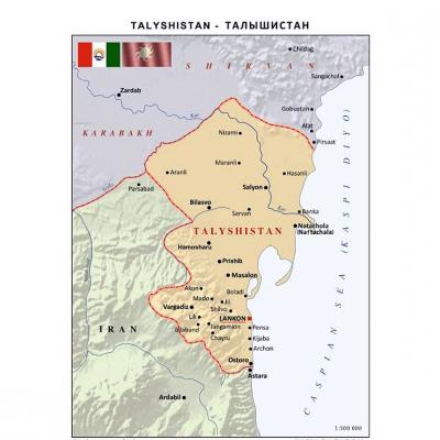 Карта Талышистана