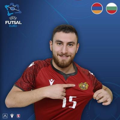 Сборная Армении по футзалу впервые в истории вышла в групповой этап квалификации ЕВРО-2022, победив в стыковых матчах сборную Болгарии