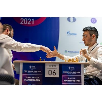 Гроссмейстер Айк Мартиросян выступил на розыгрыше Кубка мира в Сочи, остановившись в шаге от четвертьфинала