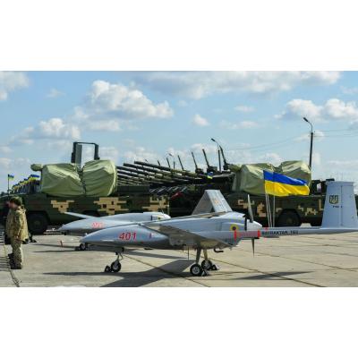 Турецкий байрактар в войсках Украины