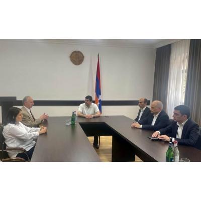 Встреча с руководством Арцаха