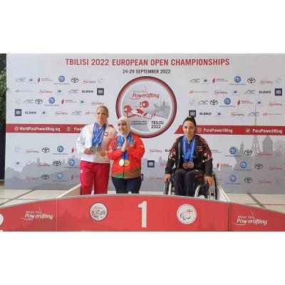 На проходящем в Тбилиси открытом чемпионате Европы по парапауэрлифтингу Светлана Манукян (50 кг) завоевала бронзовую медаль