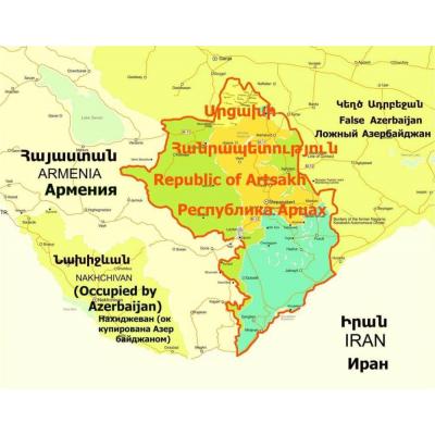 Карта Закавказья