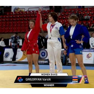 Армянские самбисты завоевали три бронзовые медали в первый день чемпионата мира в Ереване