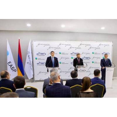 На официальном открытии молокозавода «Еремян проджектс»