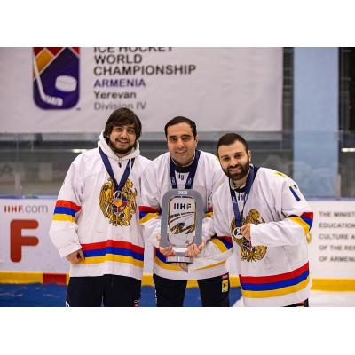 Сборная Армении заняла второе место нам чемпионате мира по хоккею в IV дивизионе