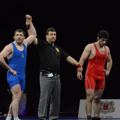 На чемпионате Европы в Риге Шамир Атян в схватке за бронзовую медаль уступил украинцу Ибрагимову Алдатову