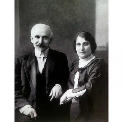 Ованес Туманян с супругой Ольгой